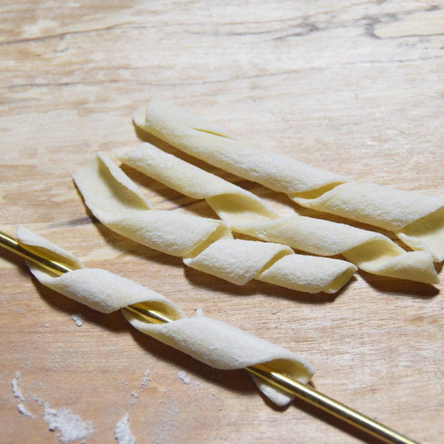Brass Ferretto for Fusilli pasta