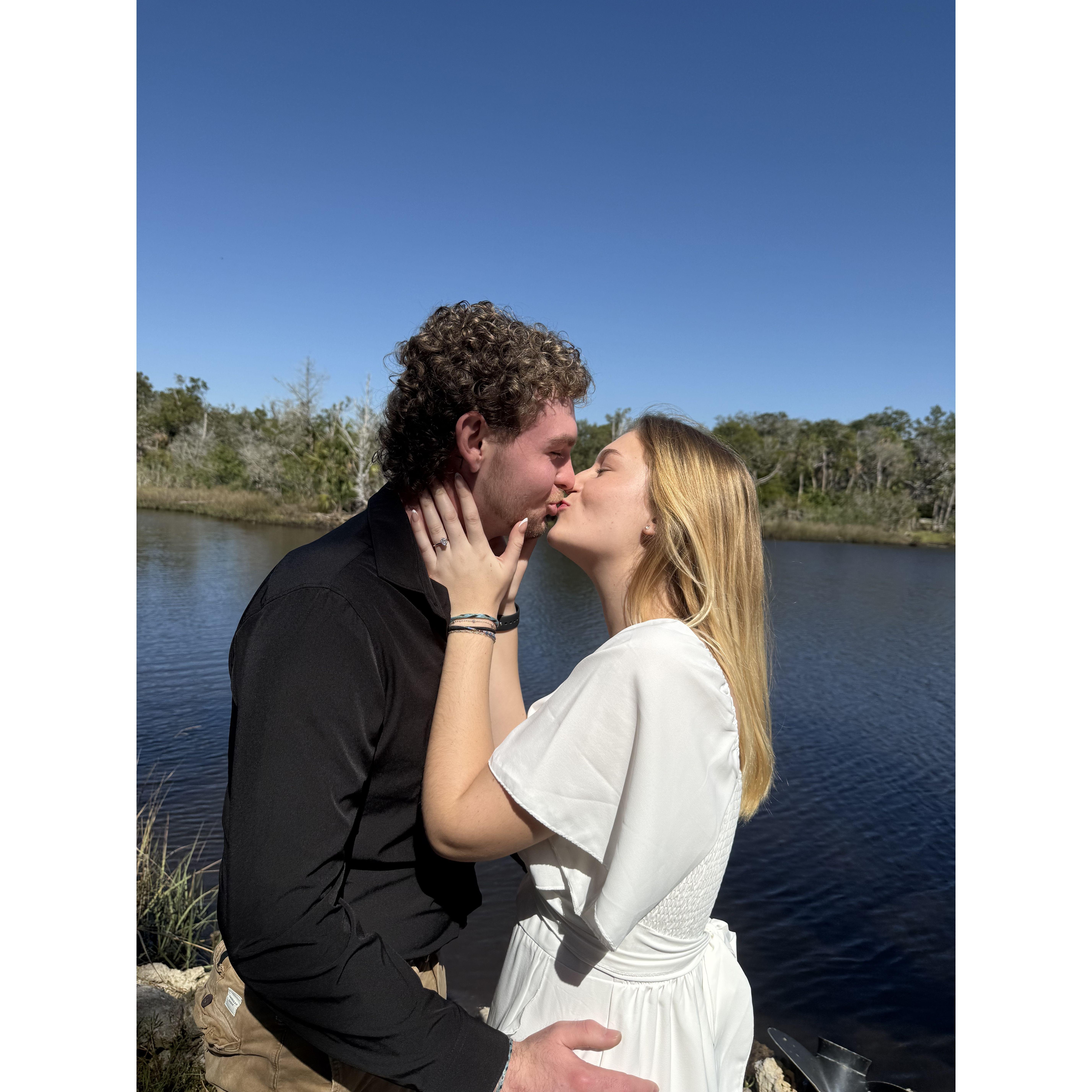 Our first engagement photo shoot