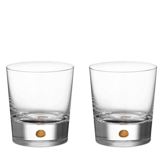 Orrefors Intermezzo Double Old Fashion Gold Glass, Set of 2 - 100% Exclusive