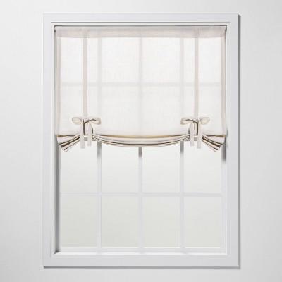 42"x63" Bonaire Light Filtering Balloon Shade Beige - Threshold™