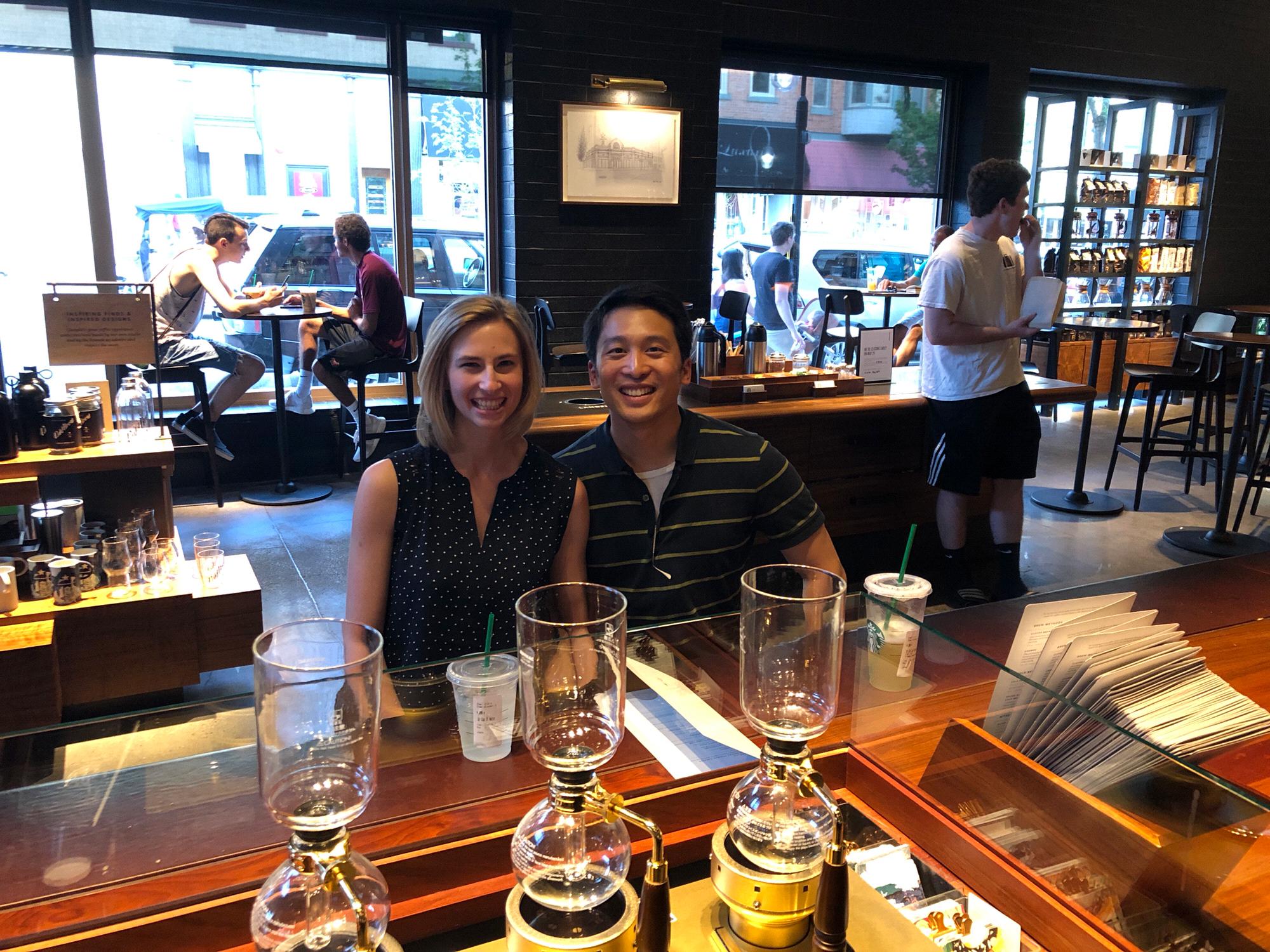 Starbucks Reserve Store, where it all started.