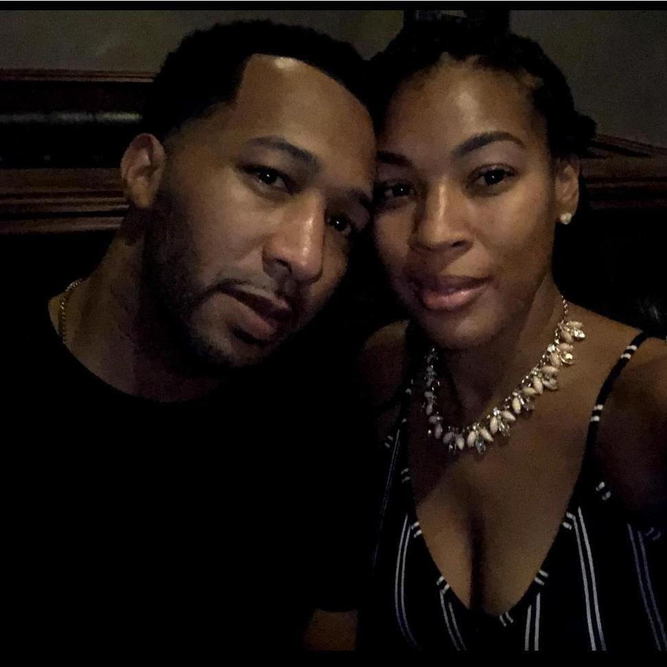 Our second date and our first picture together, this same picture we showed Brandy to say "Hey, you were right!"