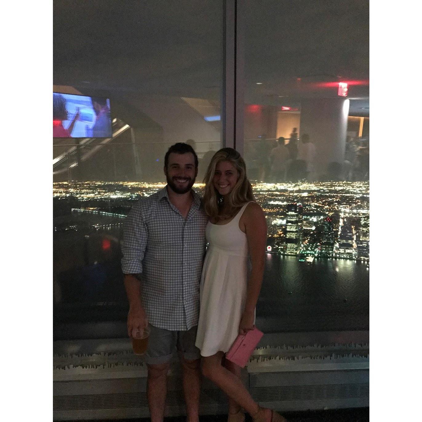 On top of 1 World Trade at night time
New York, NY - July 2017