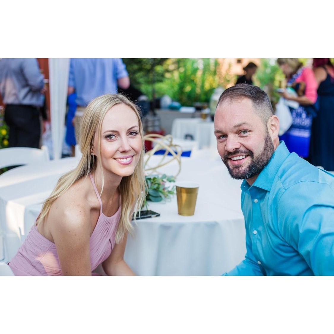 At a friends wedding in CO.