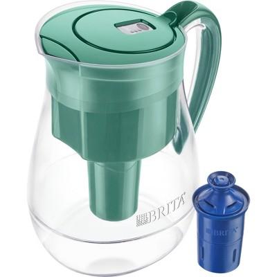 Brita Monterey 10 Cup BPA Free Water Pitcher with 1 Longlast Filter