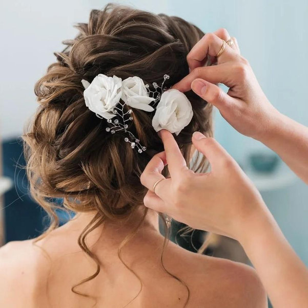Bridal Hair - Felix and Genesis Casillas