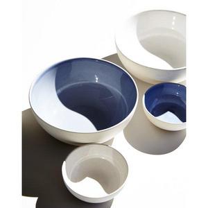 Shell Bisque 4 Piece Cereal Bowl Set - blue