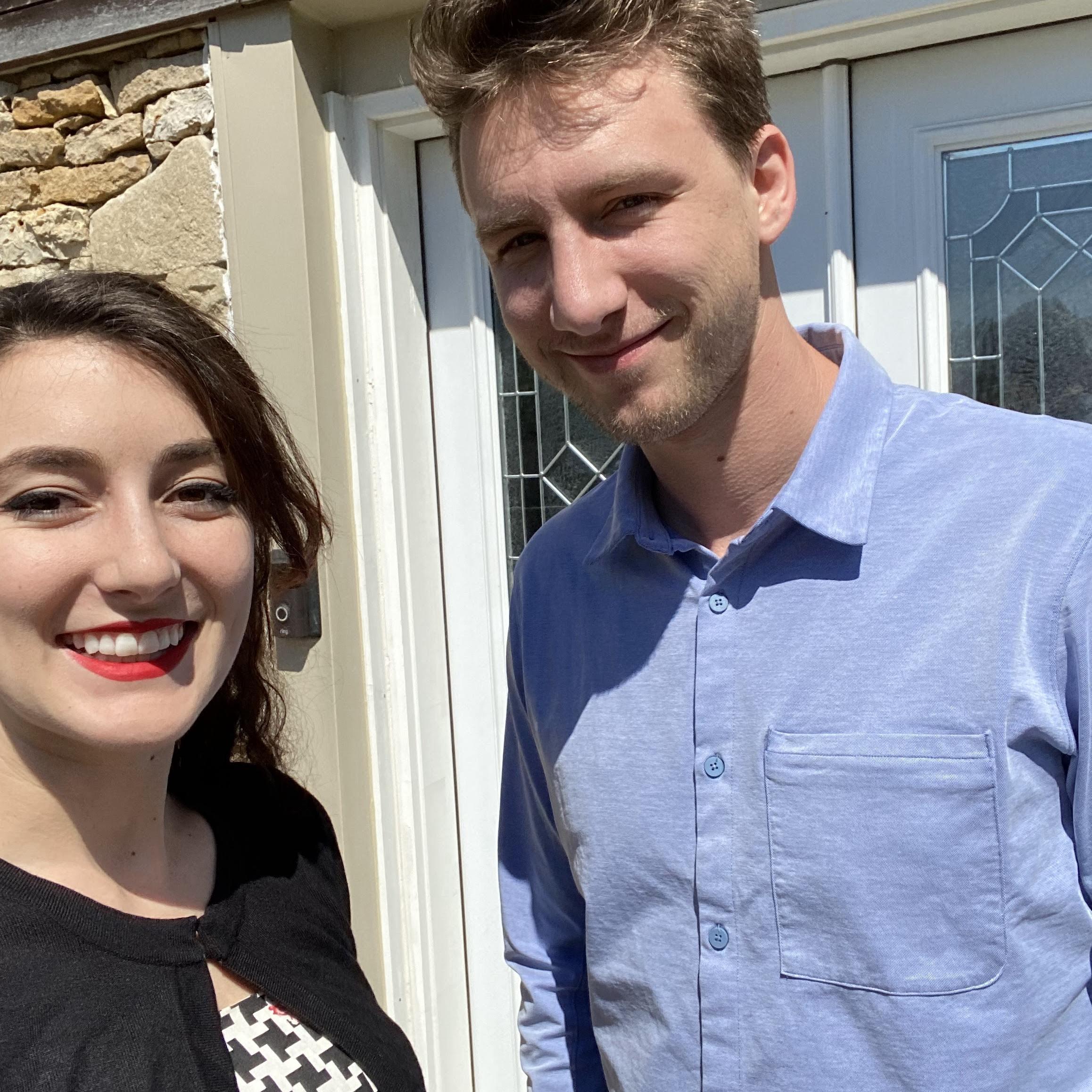 First day as home owners.