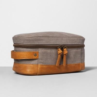 Dopp Kit Canvas and Leather - Hearth & Hand™ with Magnolia