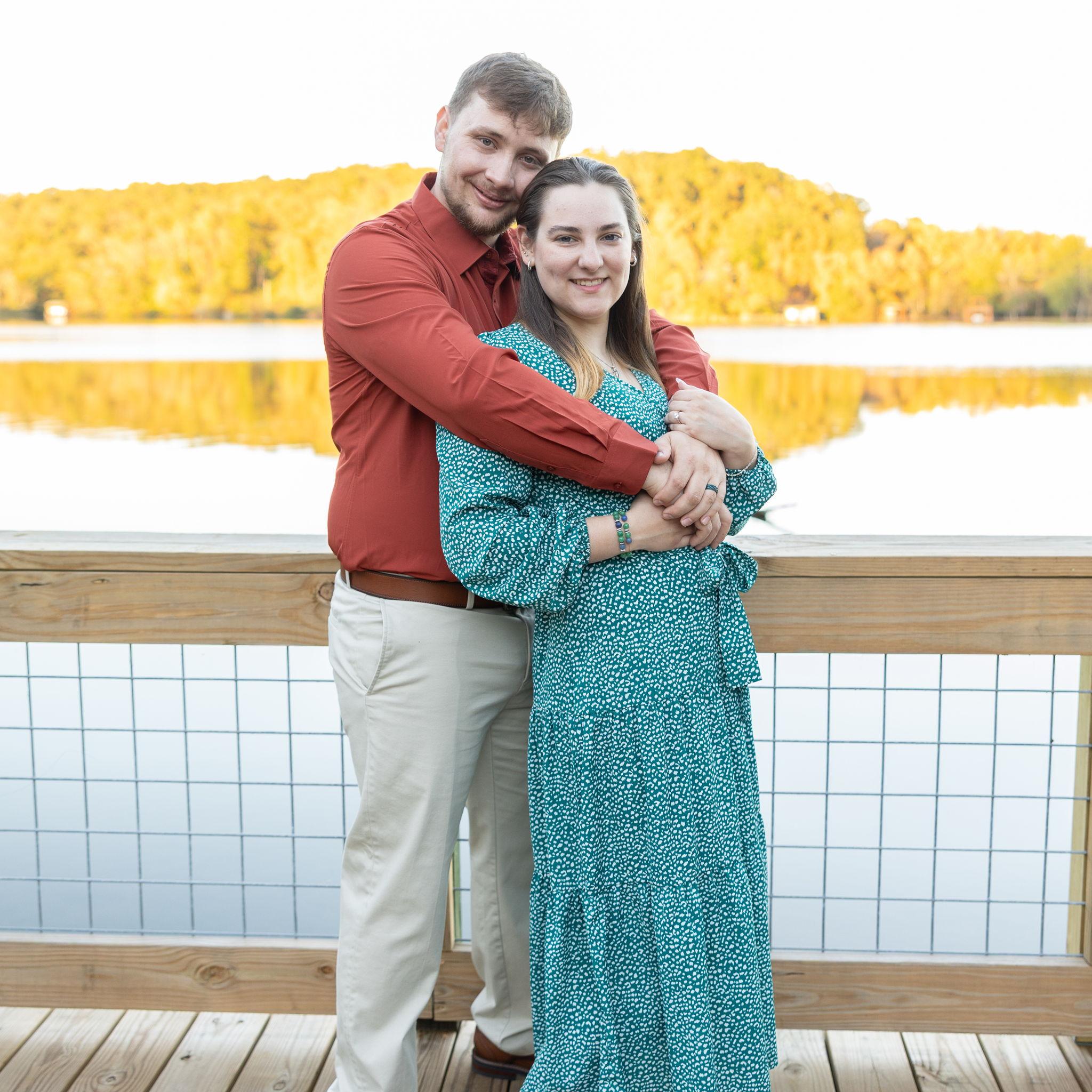 Engagement photos we had done in Morrow Mountain, in Albermarle! Photos taken by Kim Yandle. ©