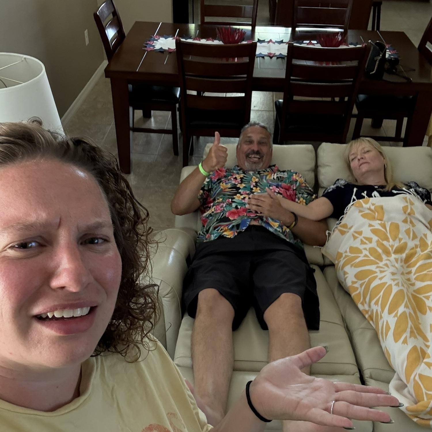 The DeNinno’s quickly made their selves at Home at the Pemberton resort in Florida.