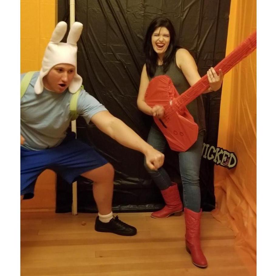 Halloween 2019 as Finn & Marceline the Vampire Queen