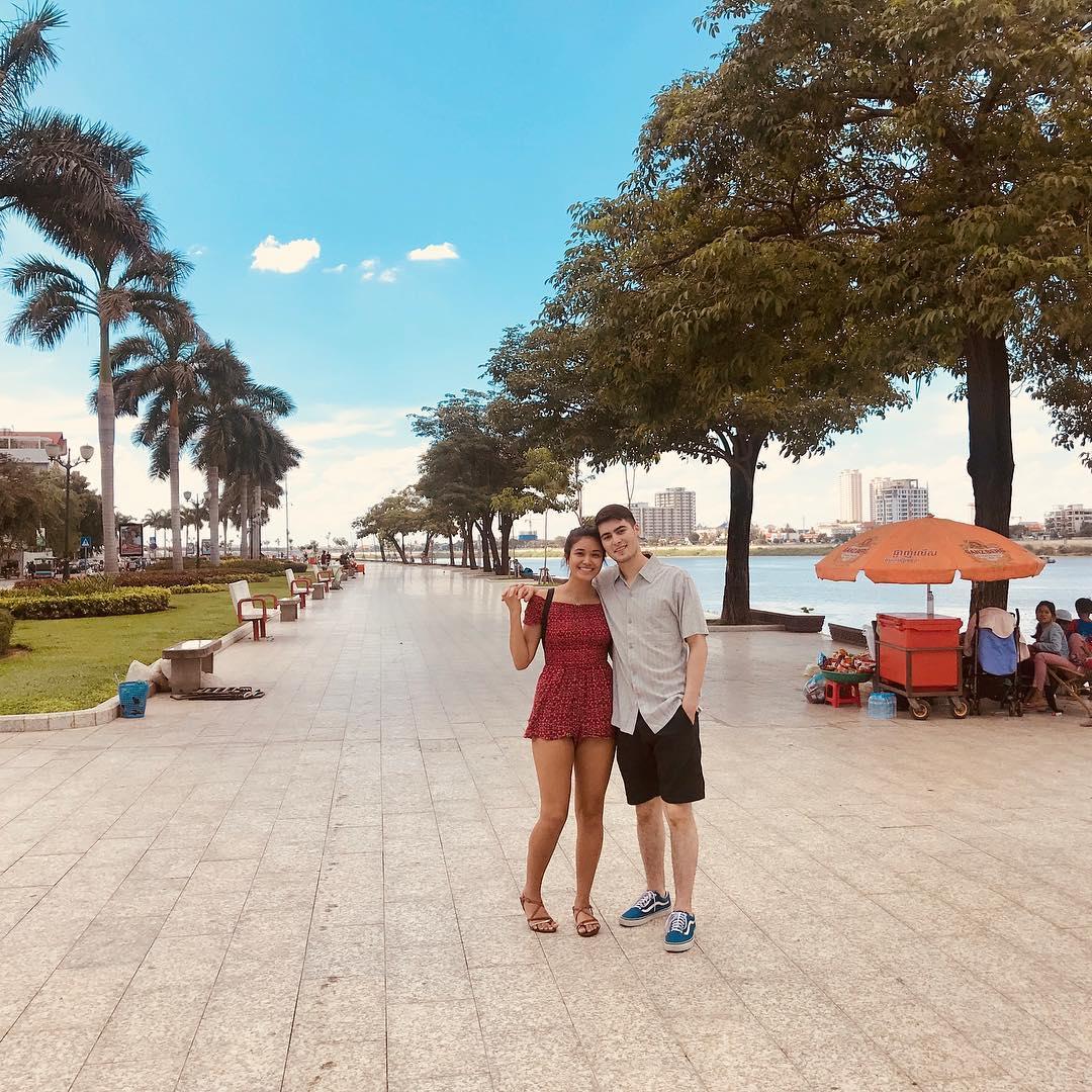 Our first international trip after you moved to South Korea! Cambodia 2018.