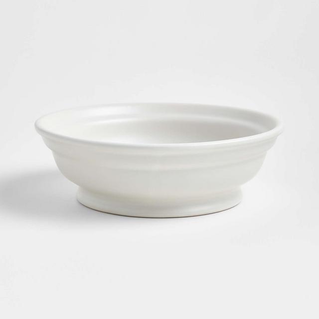 Jamesware White Low Bowl