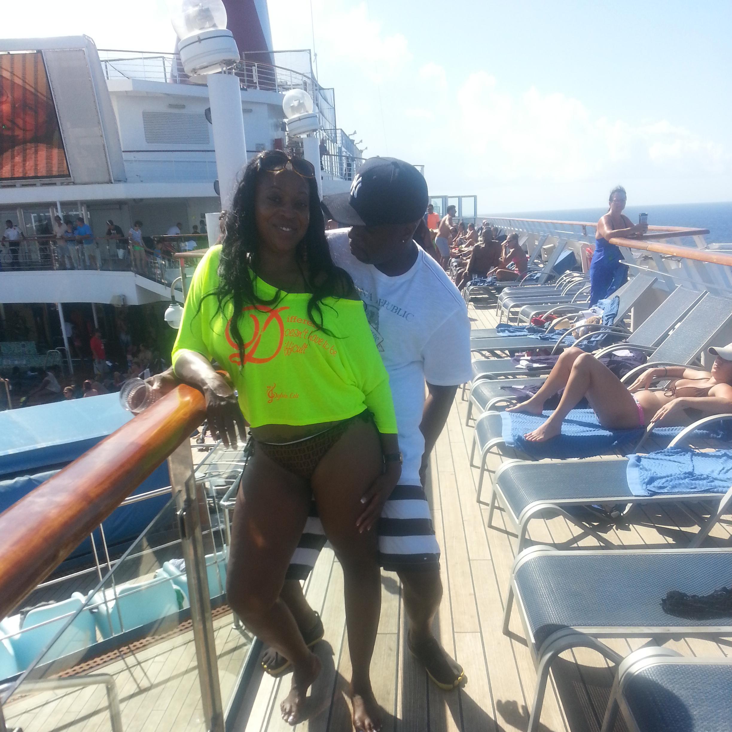 Family cruise on the Carnival Victory leaving out of Puerto Rico. Terry acting silly as usual.