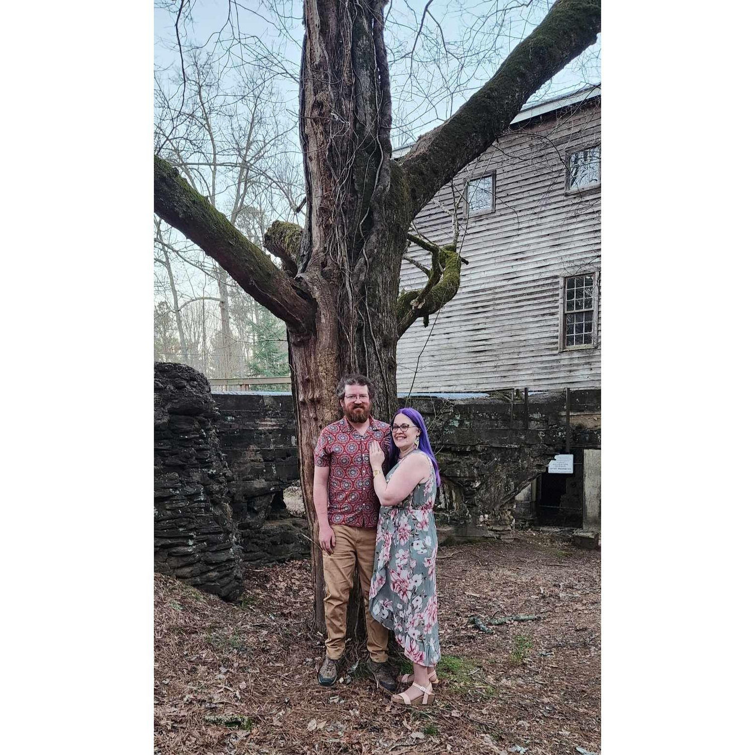 Our engagement photos, February 19, 2024.