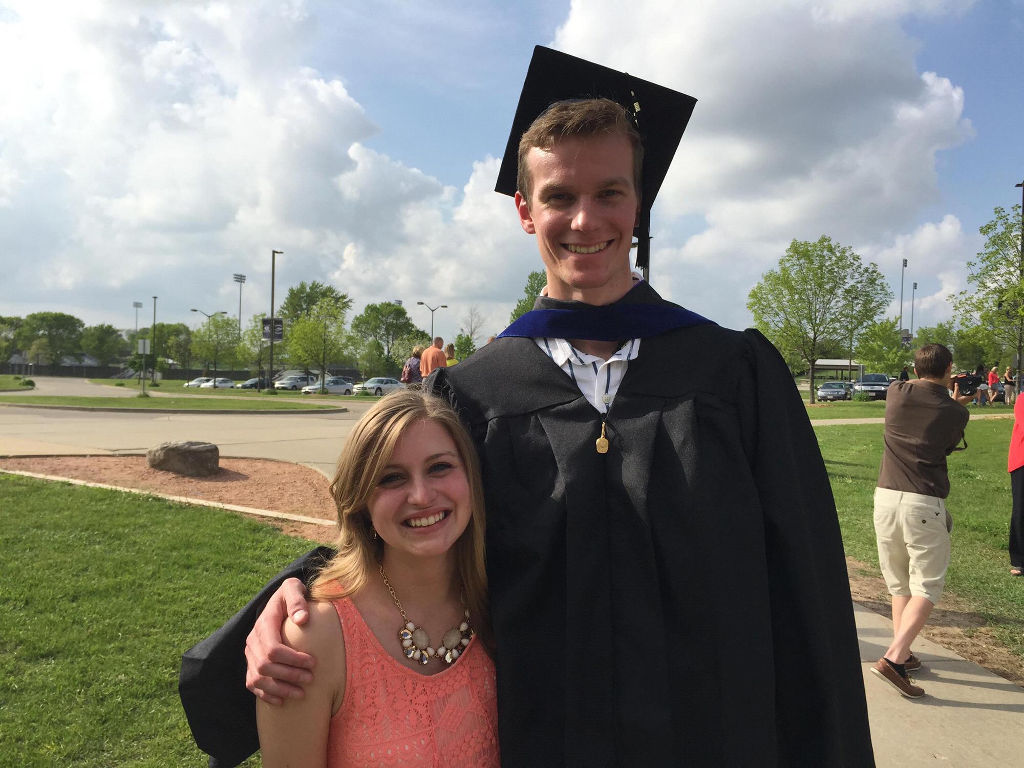Matt's graduation 2015 from UW-Whitewater