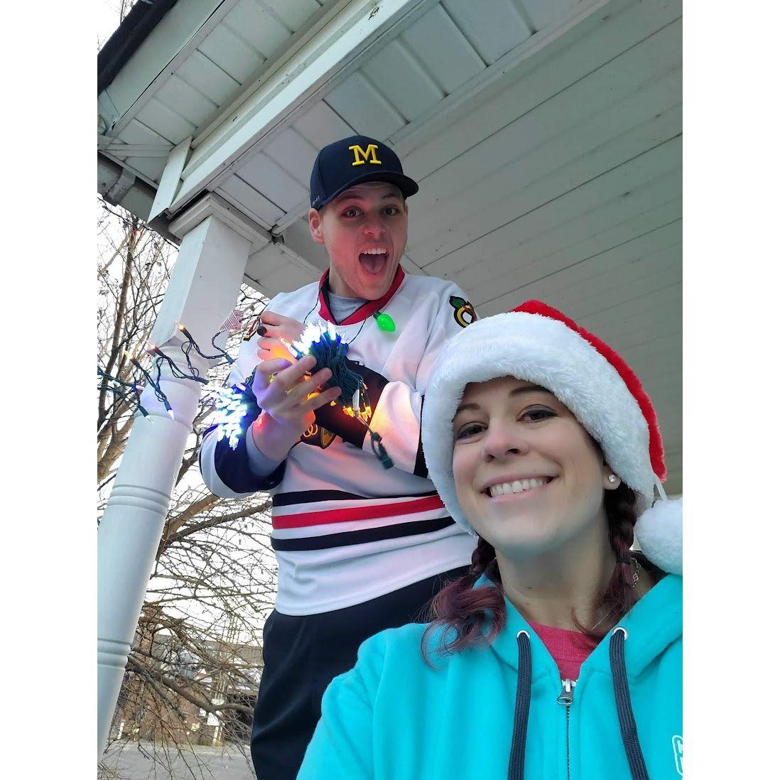 Dave passed the test of handling Chrissy Kringles' Christmas obsession.