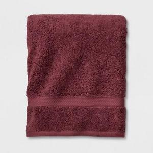 Perfectly Soft Solid Bath Towel Beet Juice Red - Opalhouse™