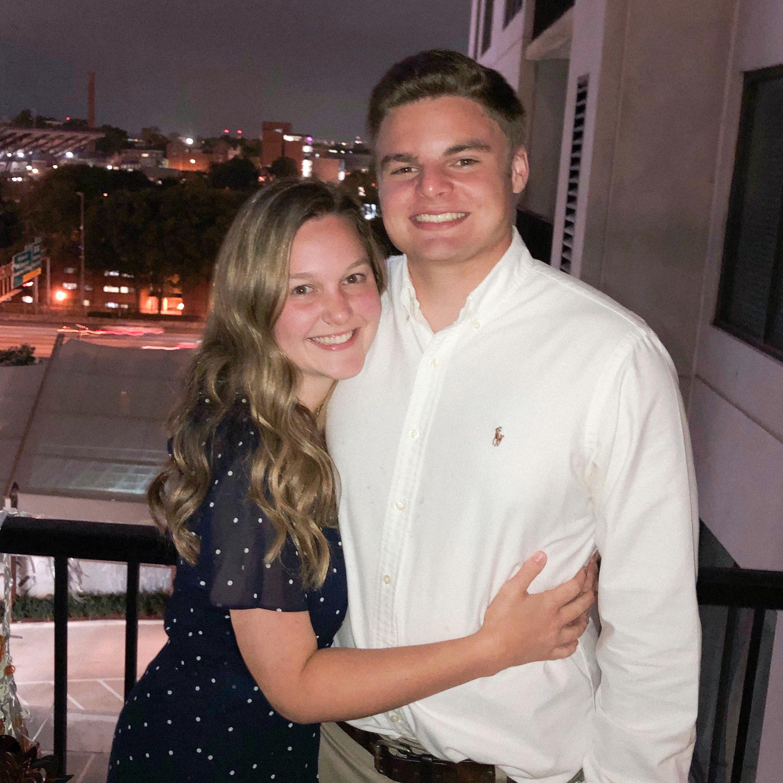 Semi-Formal with my sorority