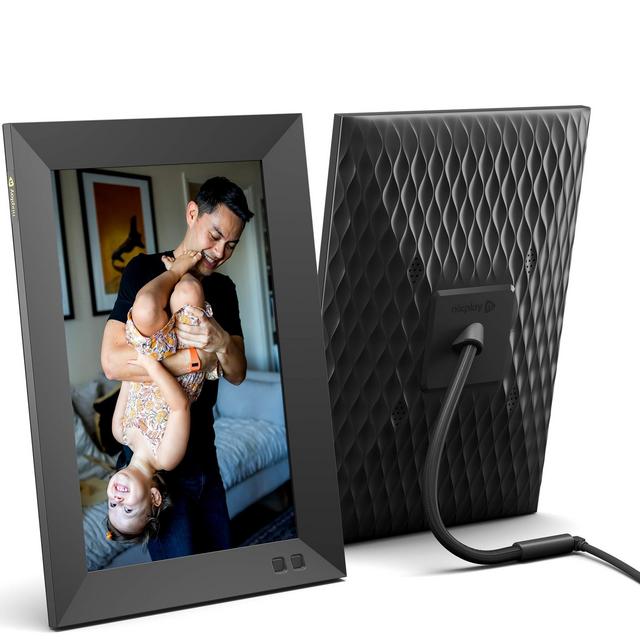 Nixplay 10.1 Inch Smart Digital Picture Frame, Share Video Clips and Photos Instantly via E-Mail or App