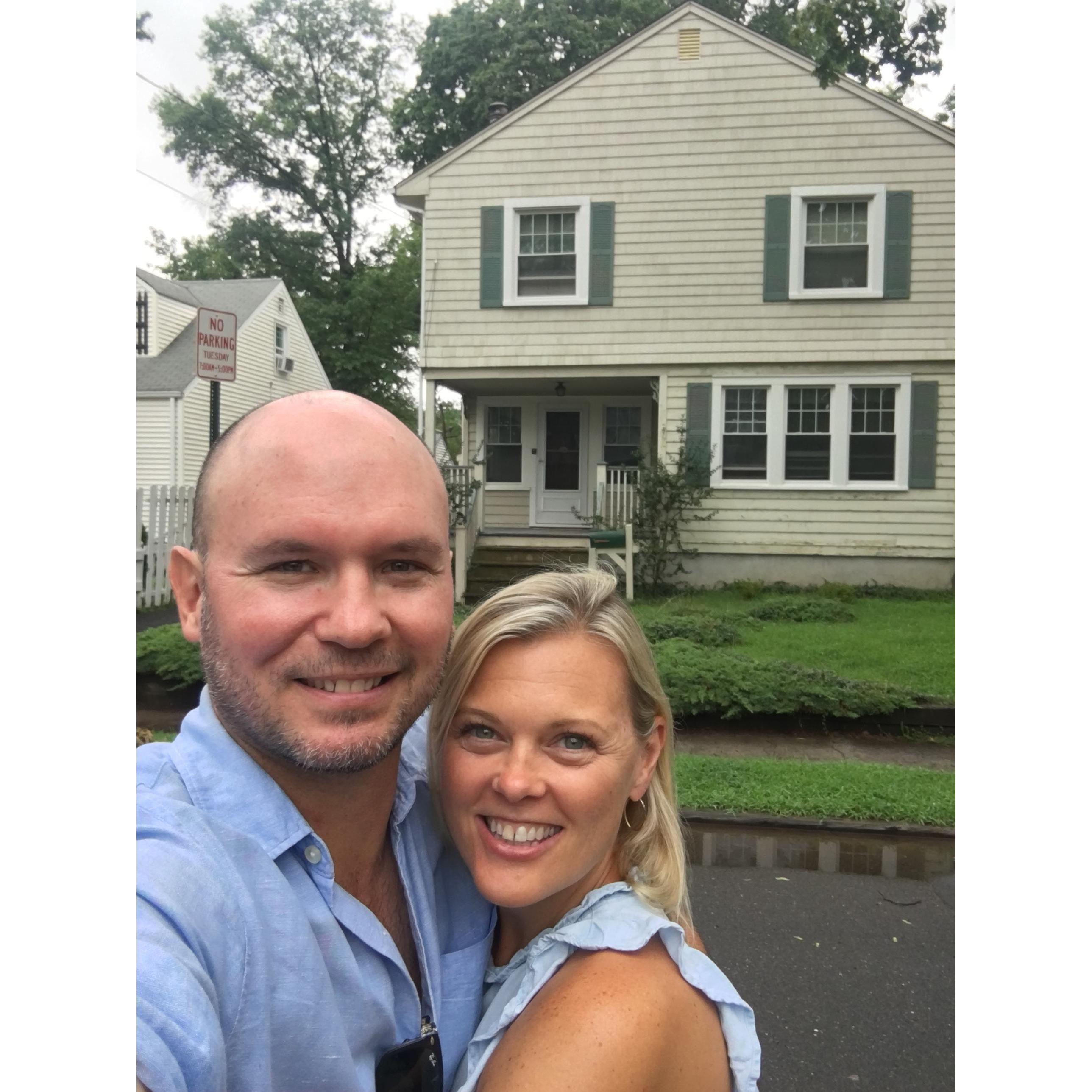 Showing Danny where I grew up - Oneida Place