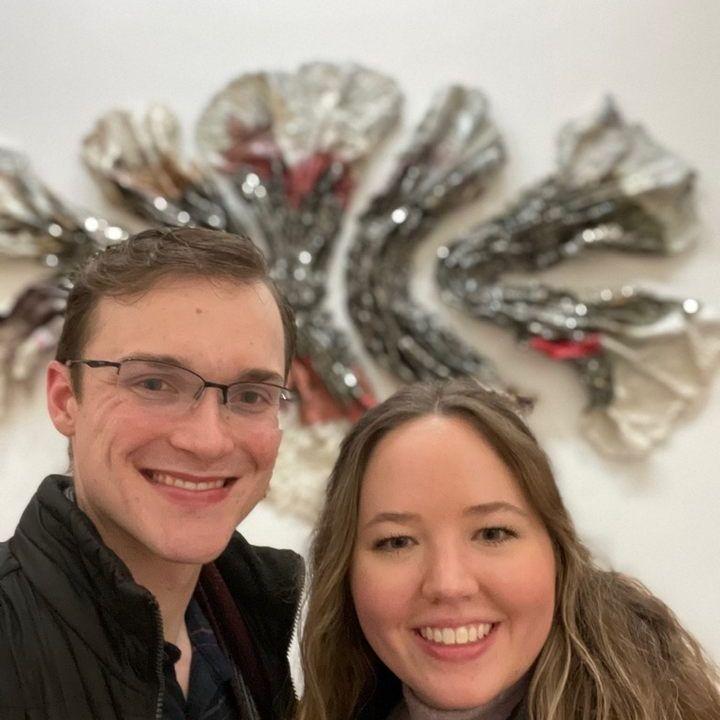 From our first date! Went for a trolley ride and adventure through downtown Dallas!