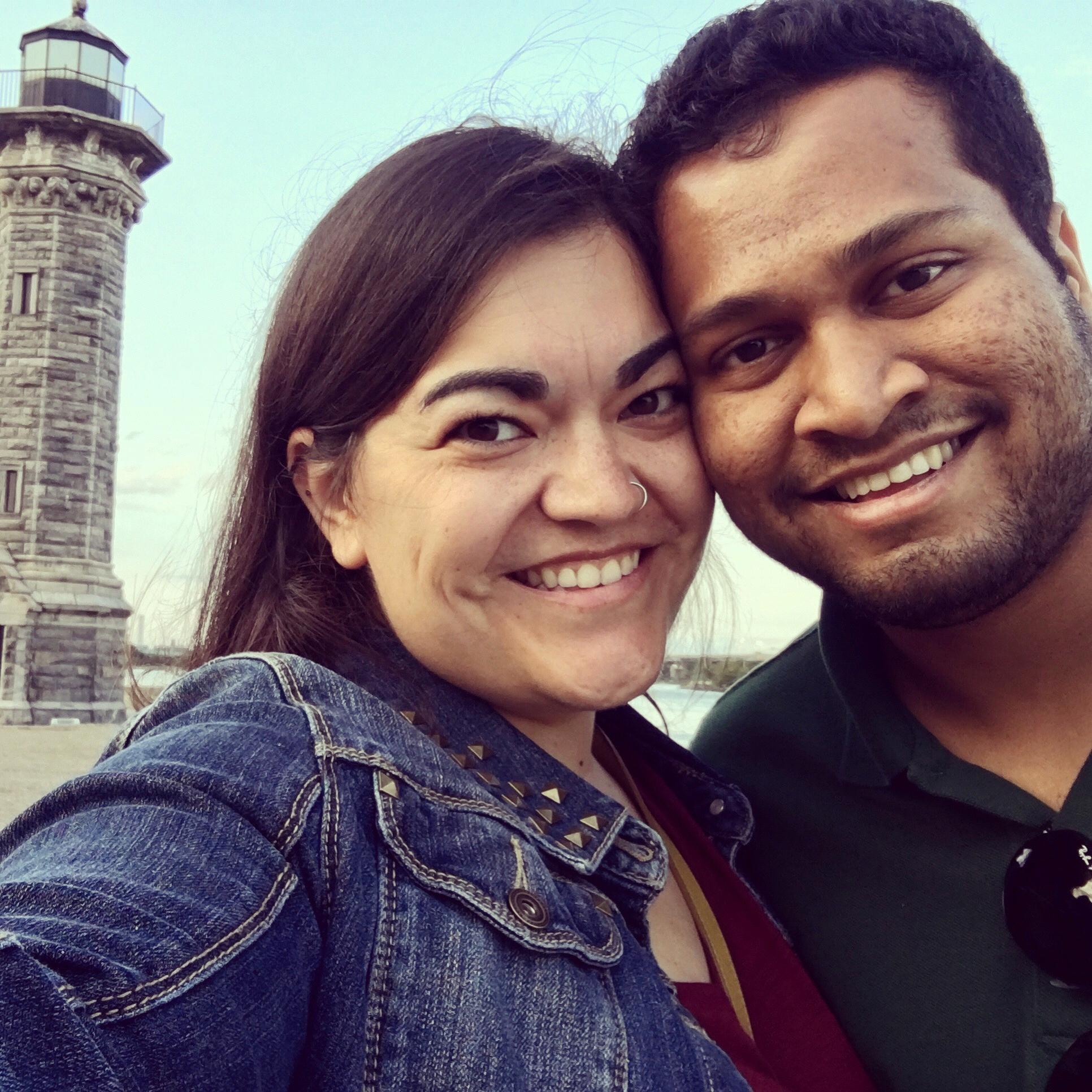 Roosevelt Island Lighthouse during a Labor Day weekend in NYC - September 2017