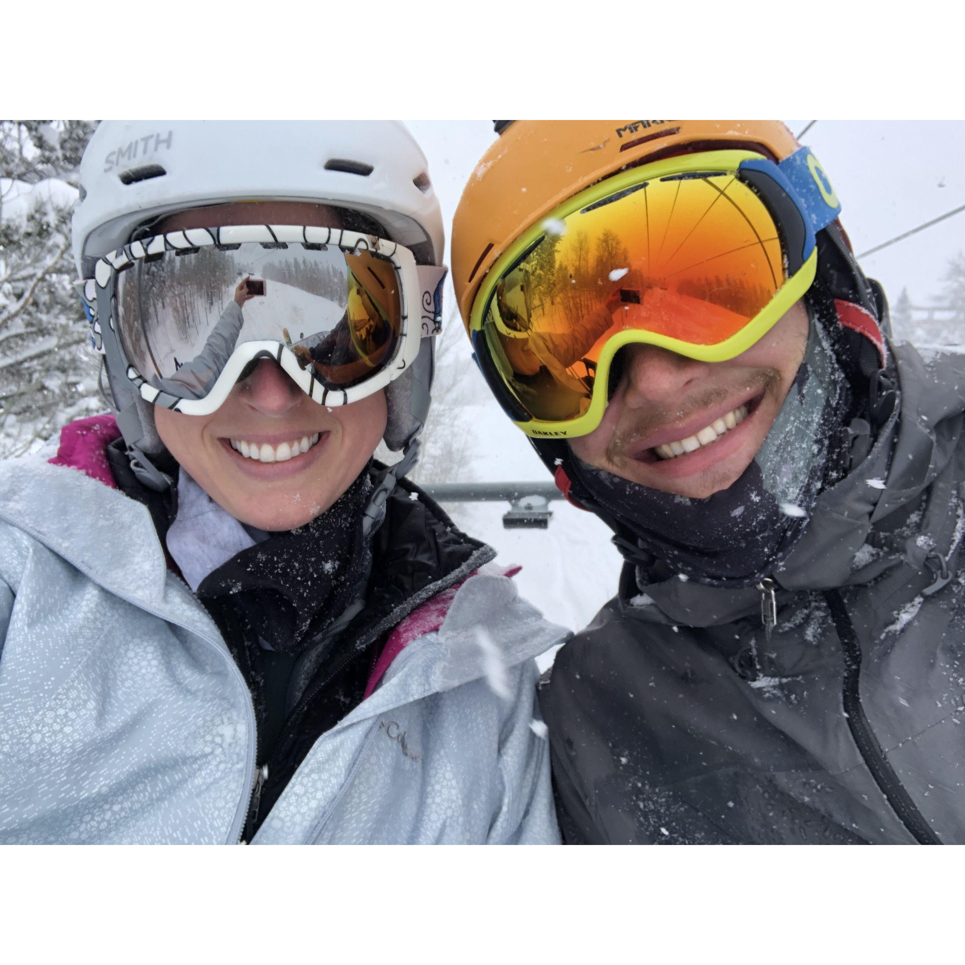 1st ski trip together!