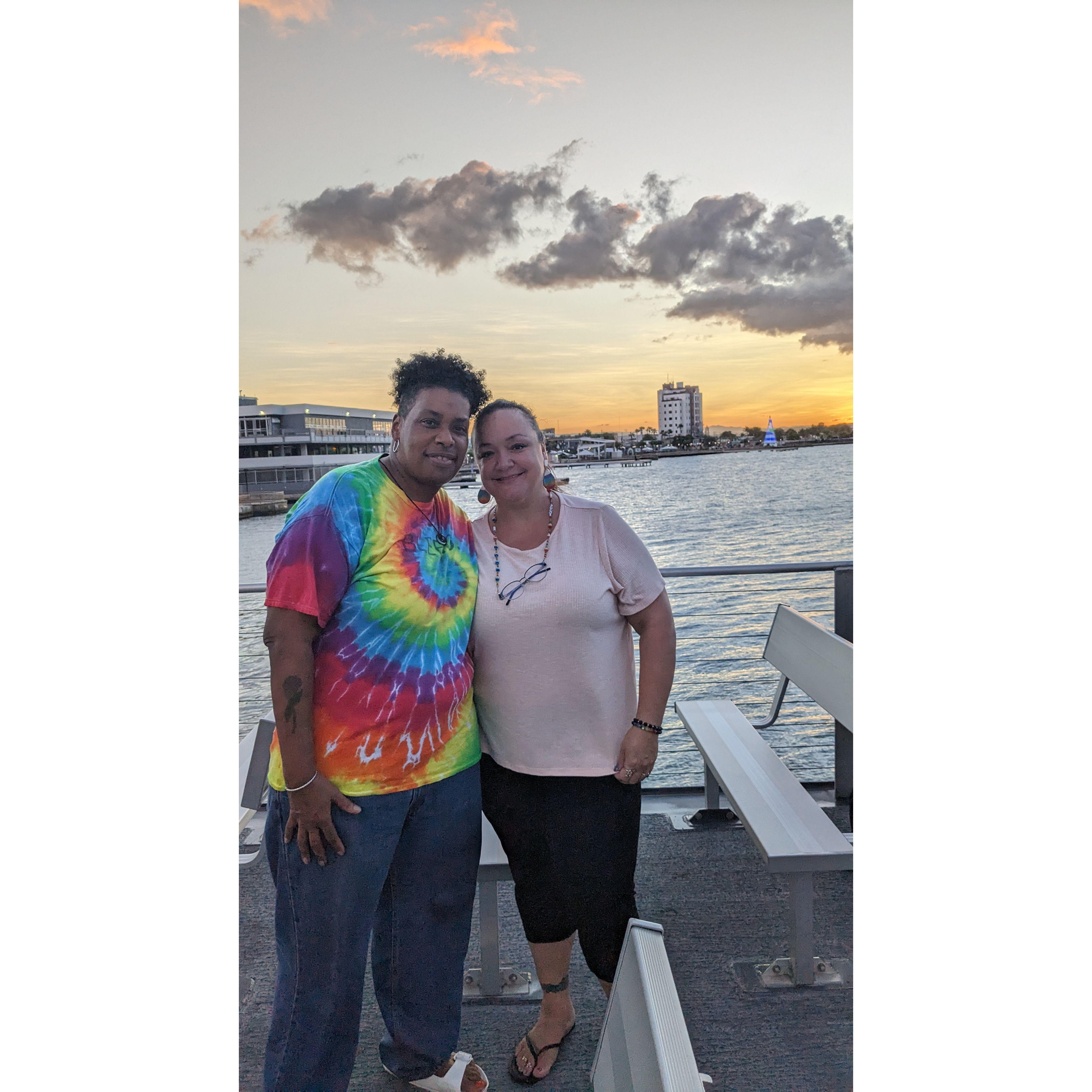 On the ferry back across the bay toward Old San Juan - Nov 2023