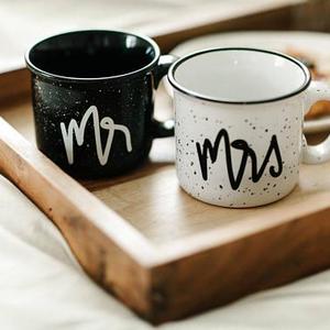 Mr and Mrs Mugs, Wedding Gift, Mr and Mrs Campfire Mug, Camp Mug, Cute Mugs, Newlywed Gift, Couples Mugs, His and Hers Mug. Mr and Mrs Mugs
