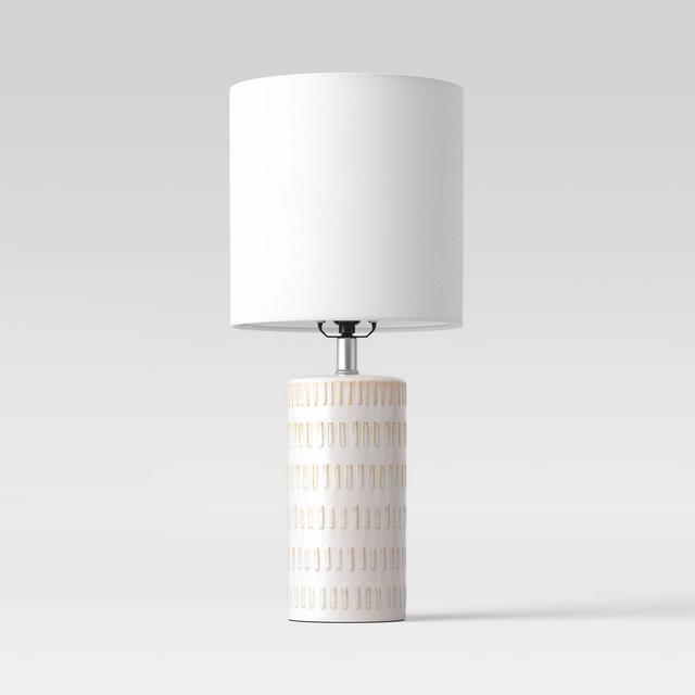 Large Assembled Ceramic Table Lamp (Includes LED Light Bulb)Off-White - Project 62™