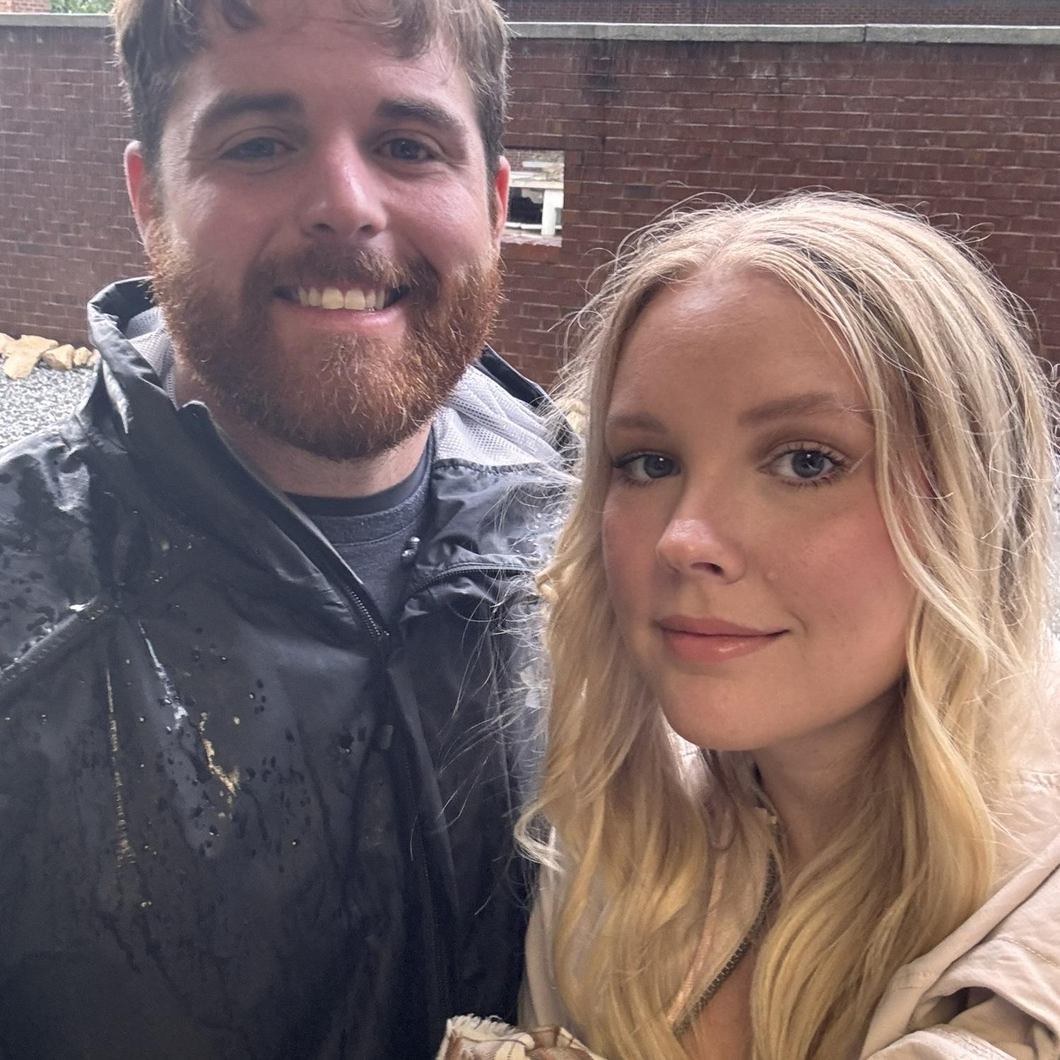 Watching Lari’s brother graduate infantry school in the pooring rain