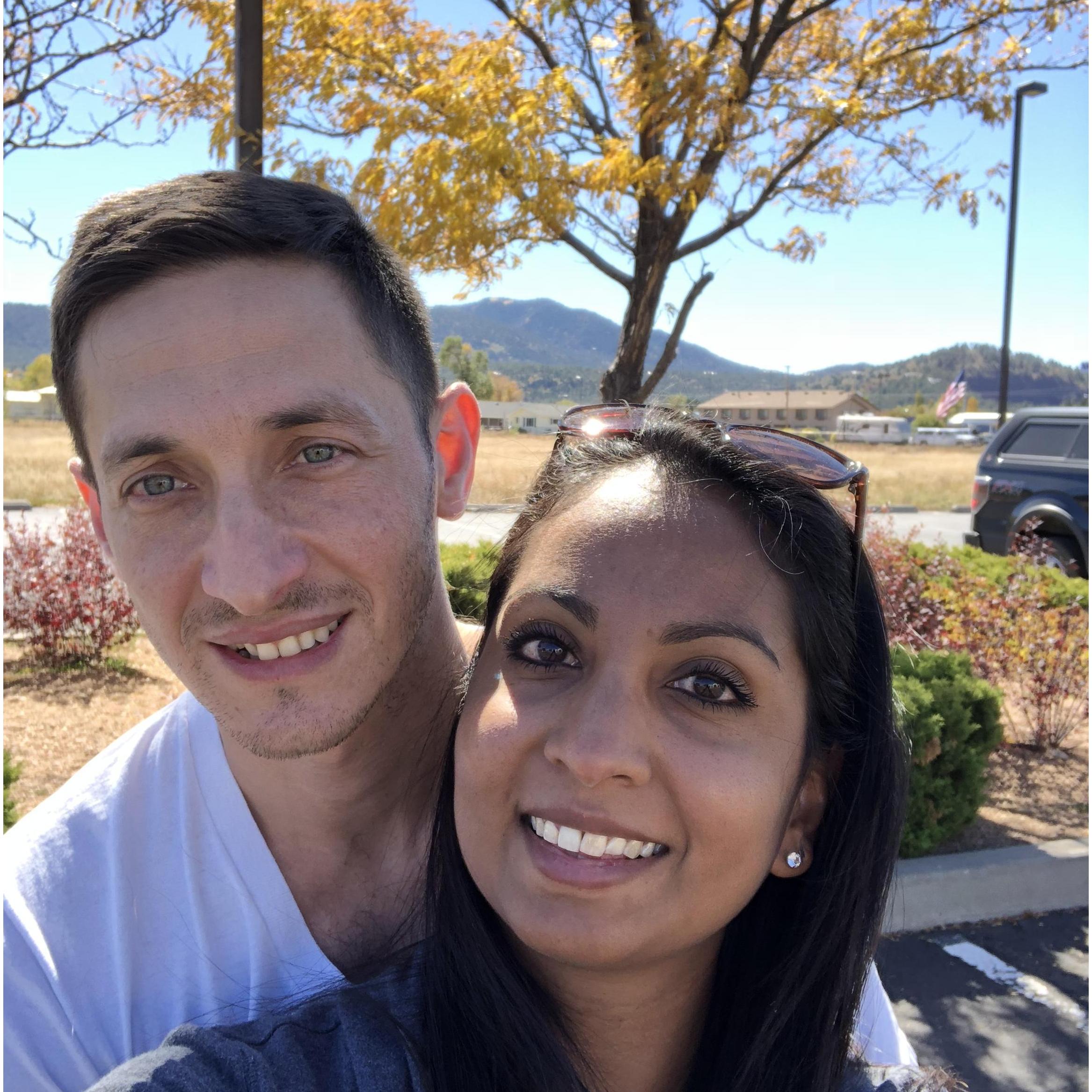 Enjoying the Arizona weather
