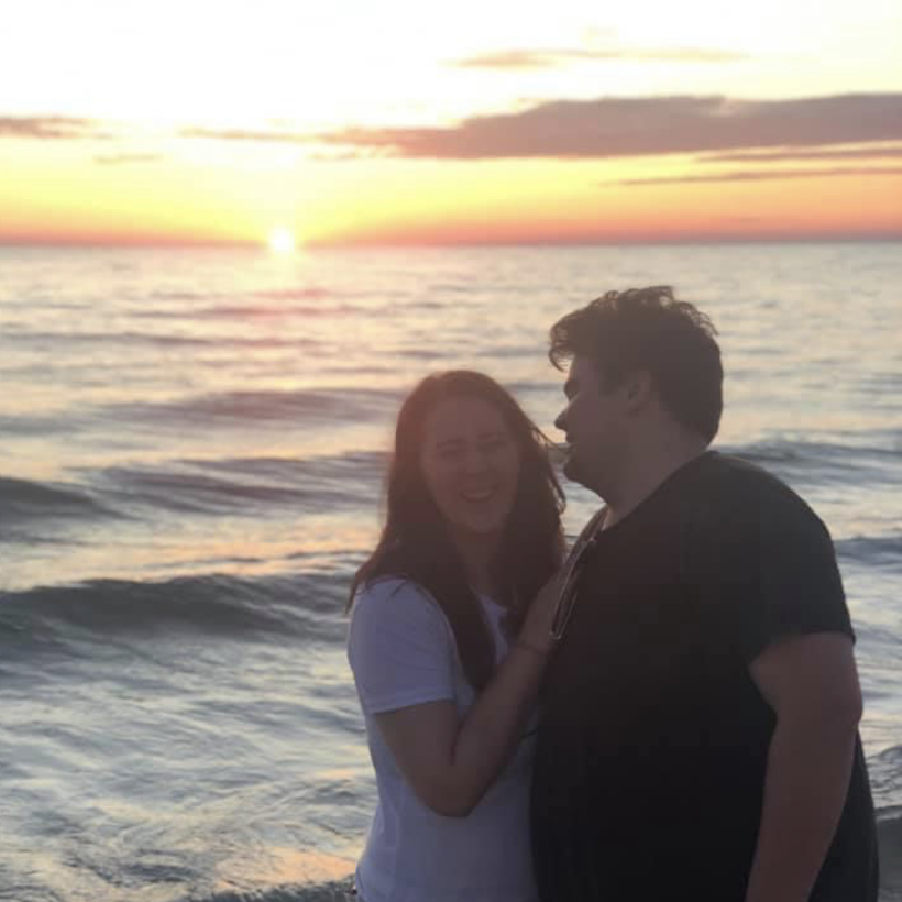 Summer vacation at Lake Michigan.