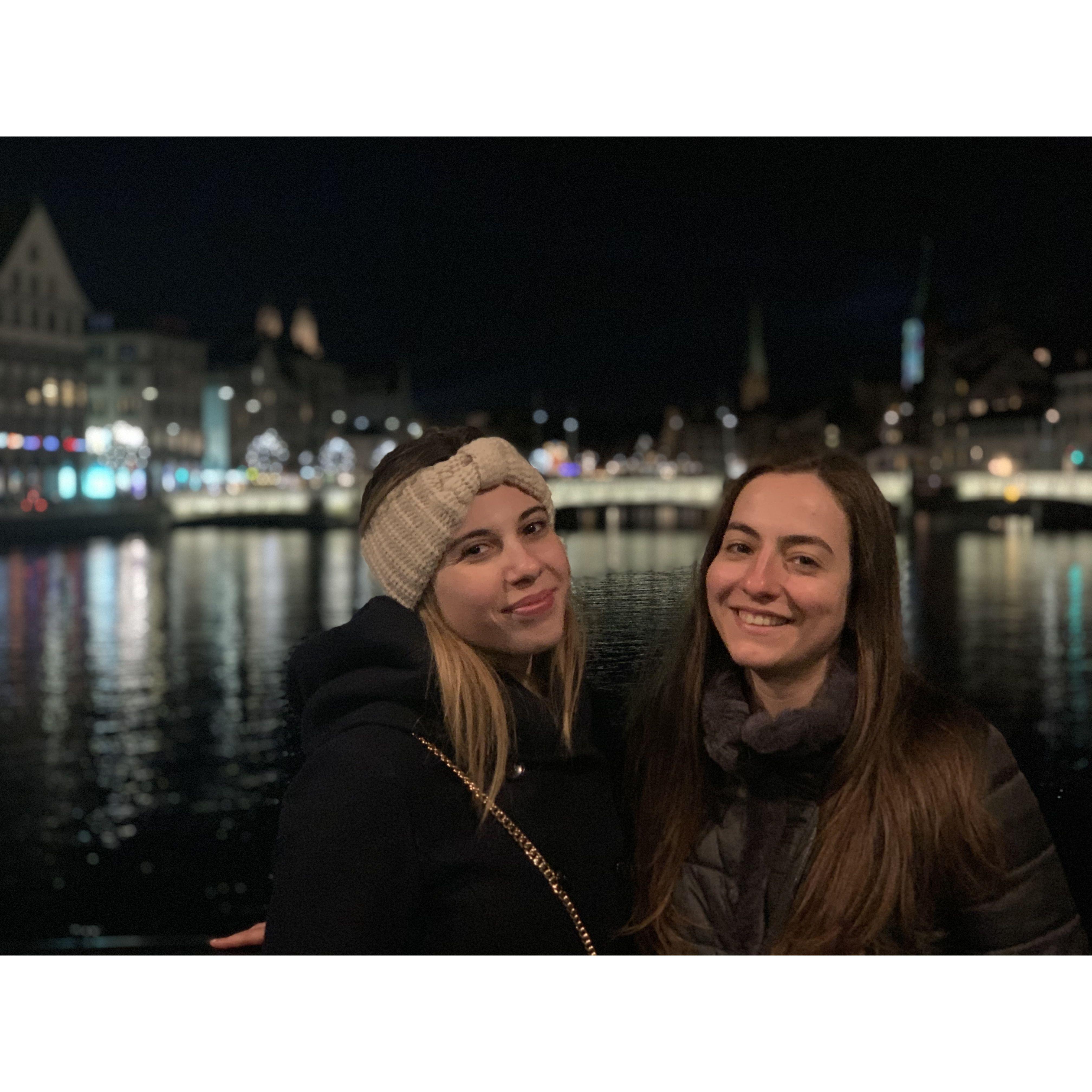 Finally convinced her to come to Zurich (5 years ago...)