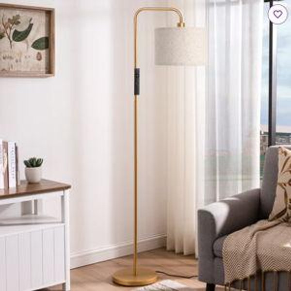 Floor Lamp (Gold) | Wayfair