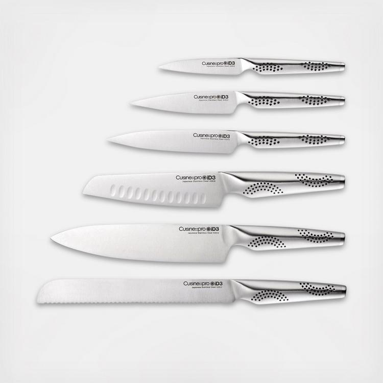 Mercer Culinary - 7Piece Carving Knife Set, Black