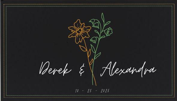 The Wedding Website of Alexandra Bond and Derek Frye