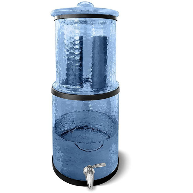 The Water Machine with 2 Black Carbon Filters Gravity-Fed Purification Elements System