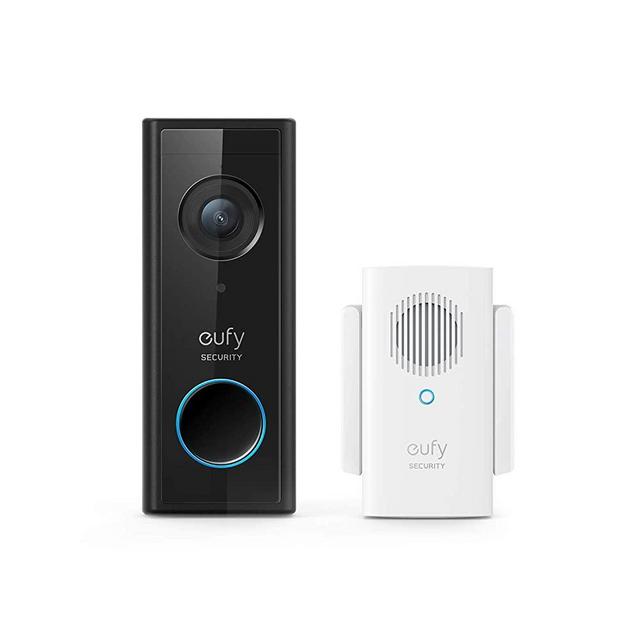 eufy Security, Video Doorbell (Battery-Powered) with Chime, 1080p, 120-Day Battery Life, Easy Installation, Encrypted Local Storage, No Monthly Fees (Requires Micro-SD Card)