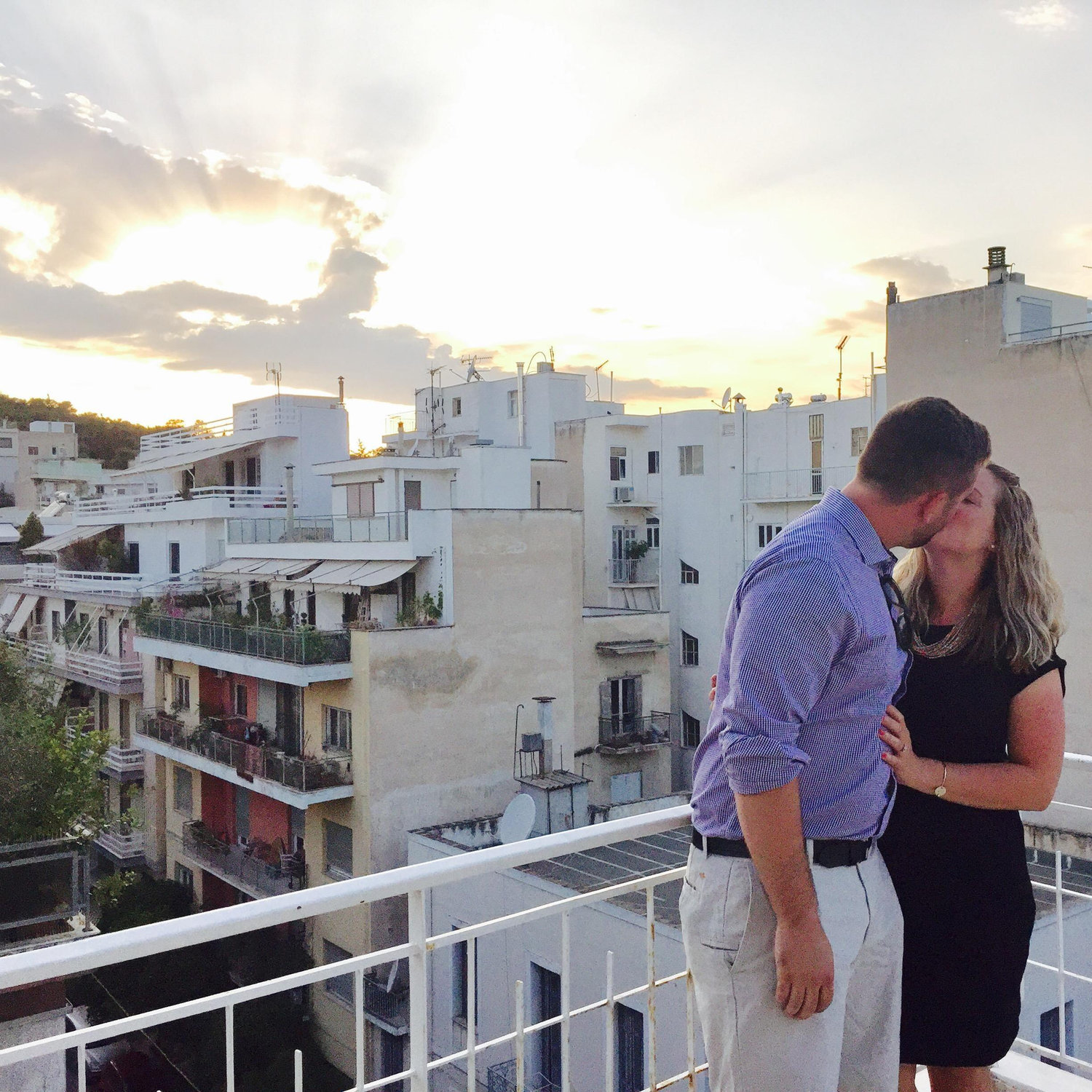 Athens, Greece
The night Andrew proposed