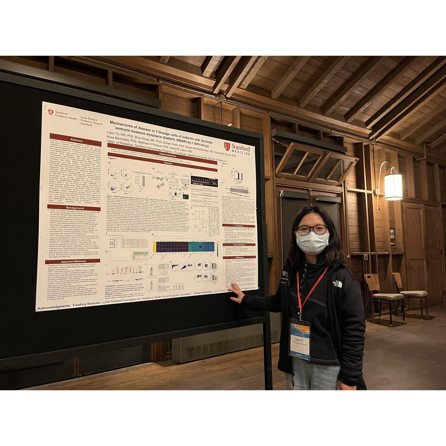 Tutu is posting her study for the first time at Stanford!