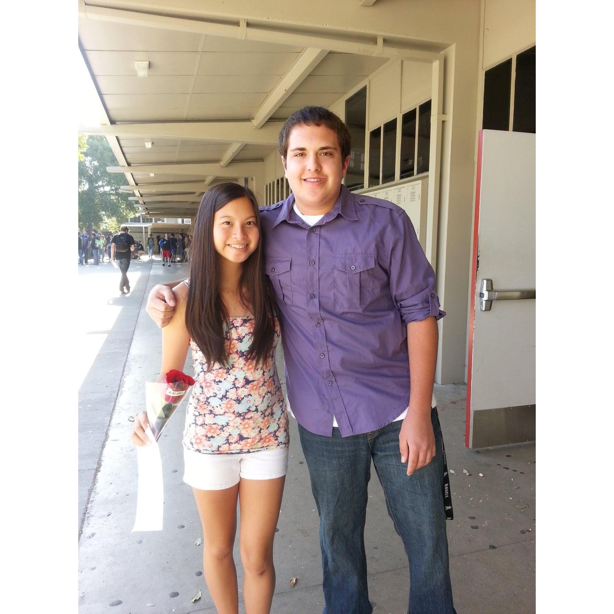 May 2, 2013
The day Kyle asked me to be his girlfriend. The beginning of forever!
