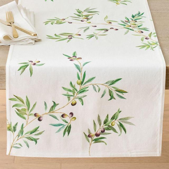 Monique Lhuillier Olive Orchard Table Runner