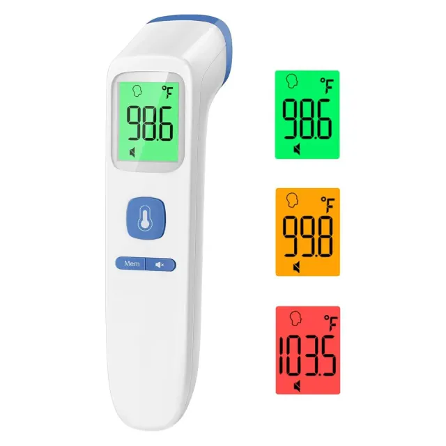 Baby, Kids, Adults No Touch Digital Thermometer - Blue