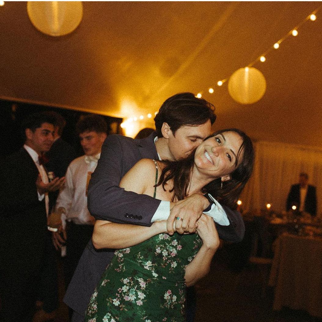 Dancing at our friend's wedding