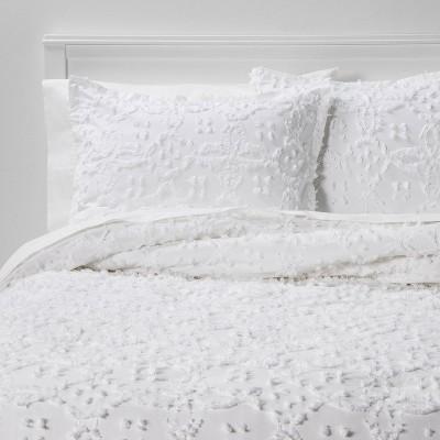Clipped Chenille Comforter & Sham Set - Threshold™