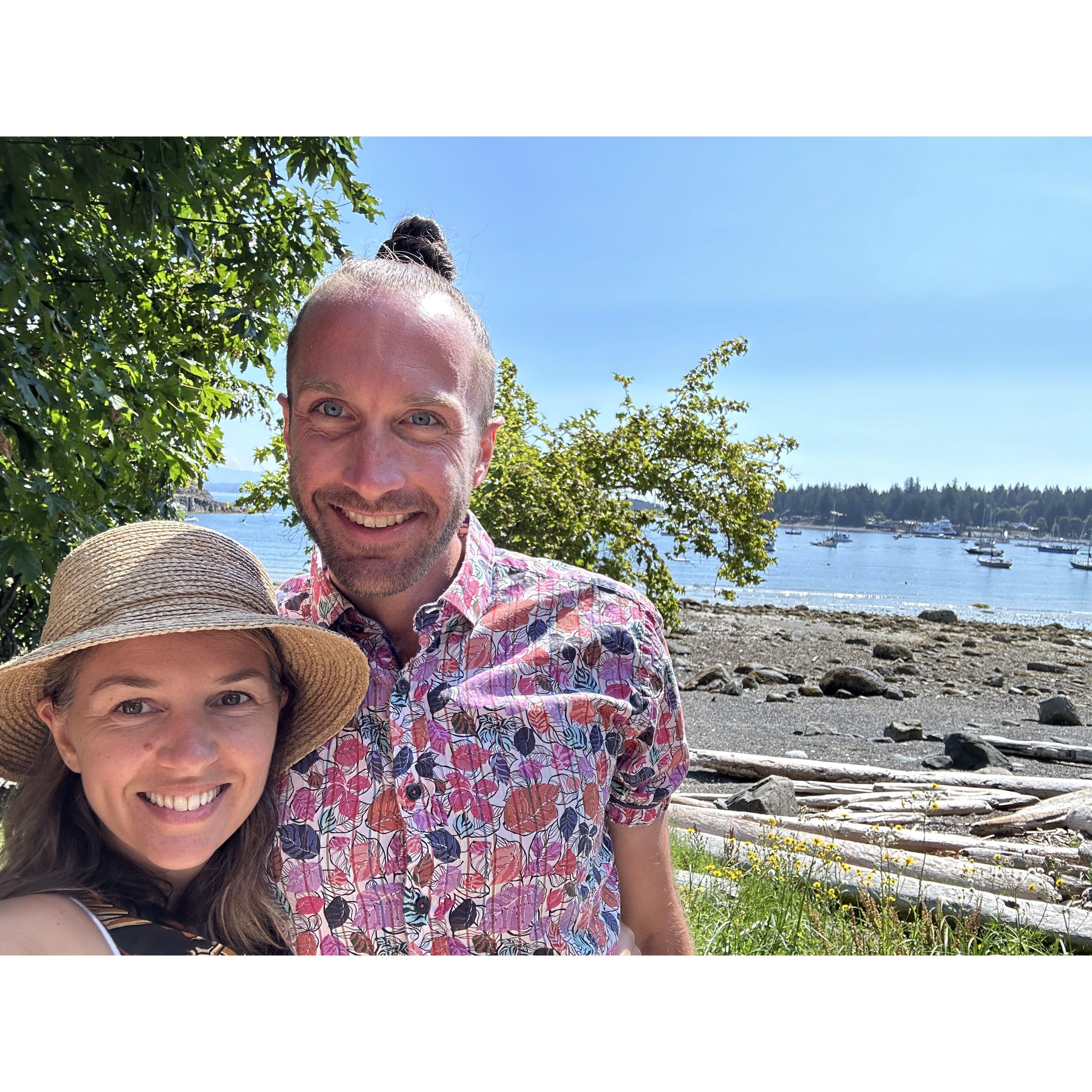 Our first trip together was to Quadra Island, BC via Seaplane in early August 2024. We knew we were a logistical match made in heaven  at this point.