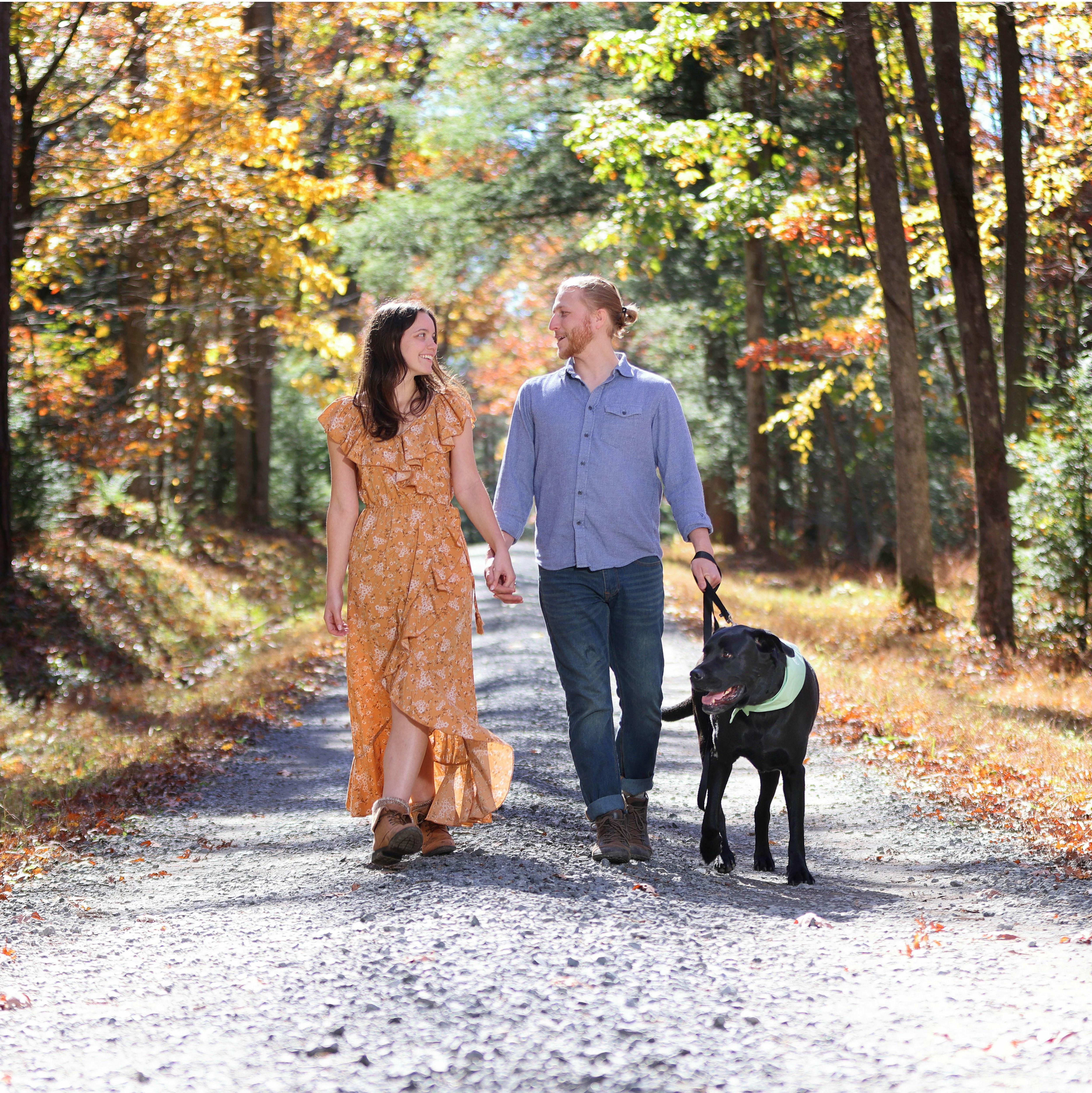October 2023. Engagement Shoot at Swallow Falls State Park, Maryland.